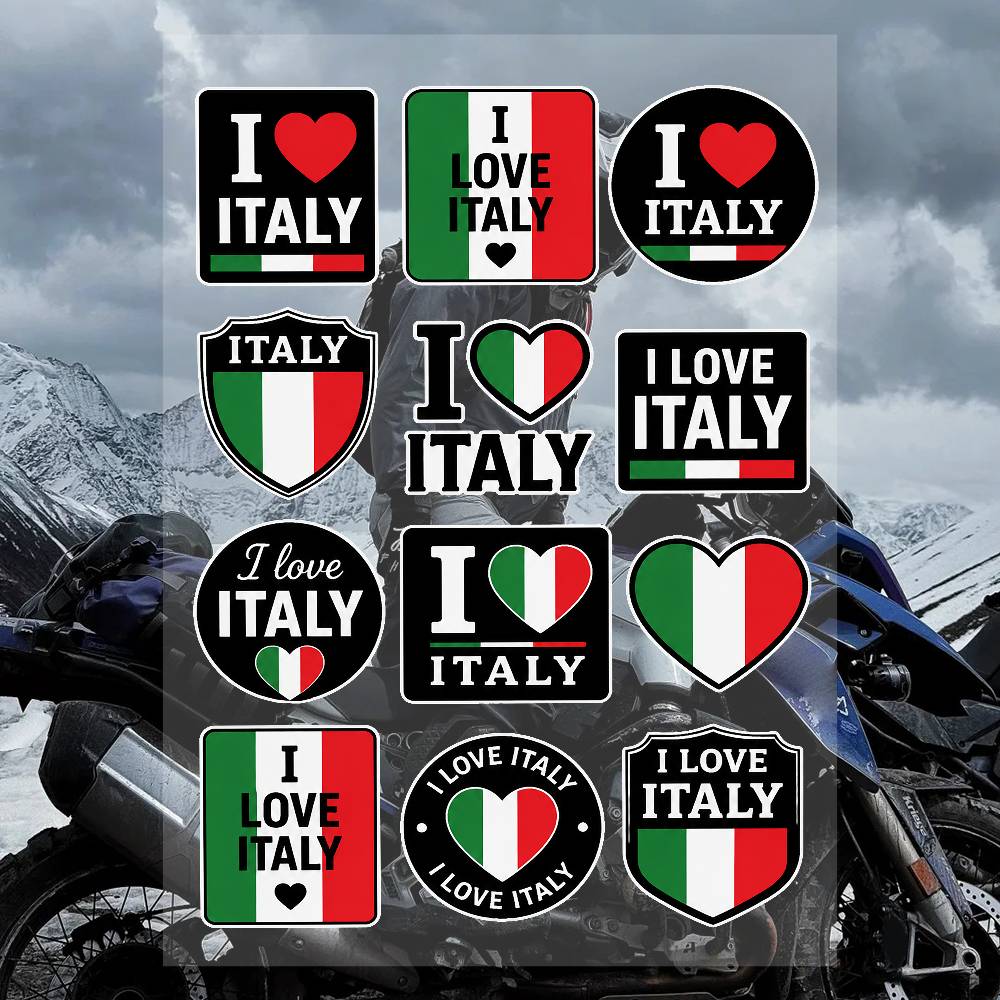 Streetwear Brand Italy - Ensemble d'autocollants de la marque de