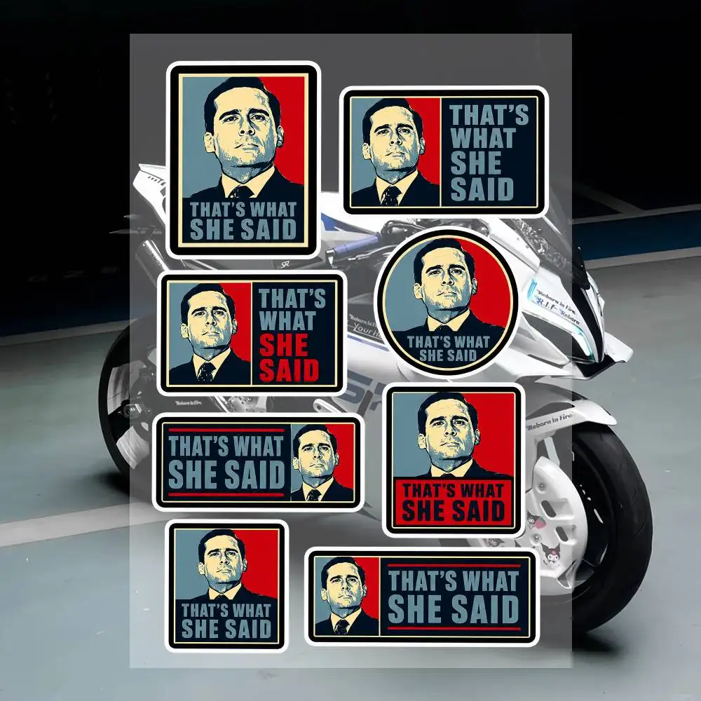 A-Iconic Office Quote Streetwe - Streetwear Brand Stickers avis et prix