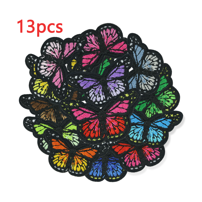 13 pièces Lot patchs papillon  - Streetwear Brand Stickers avis et prix