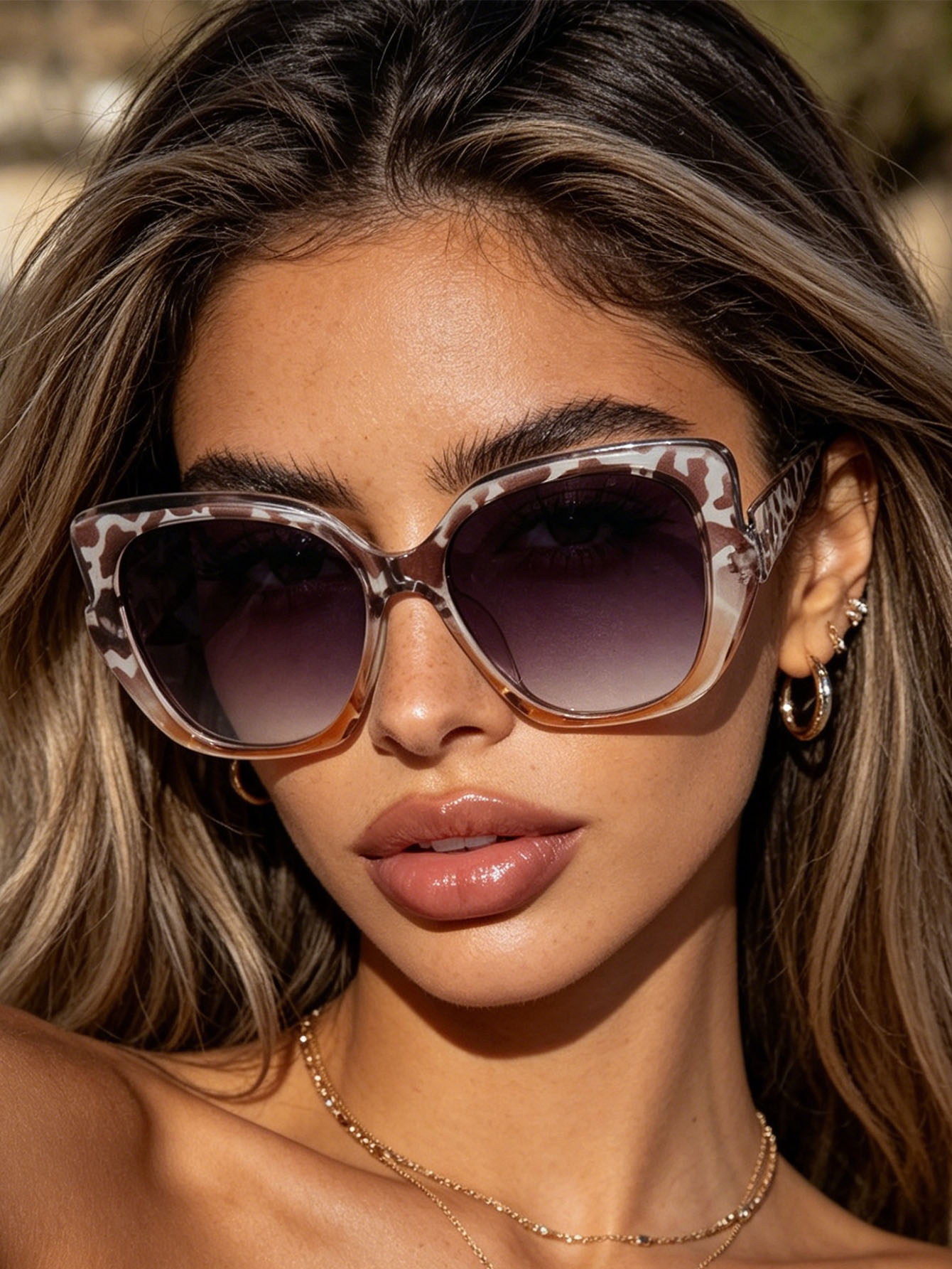 1Pc Lunettes de soleil tendanc - Streetwear Brand With Eye avis et prix