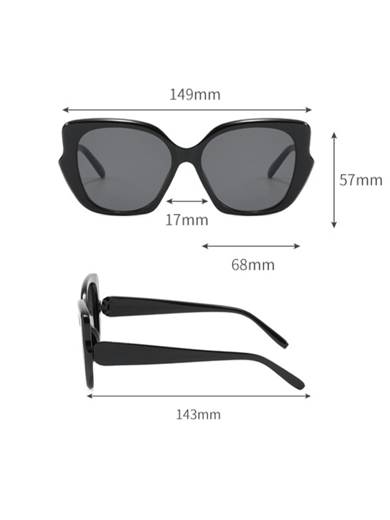 1Pc Lunettes de soleil tendanc - Streetwear Brand With Eye avis et prix