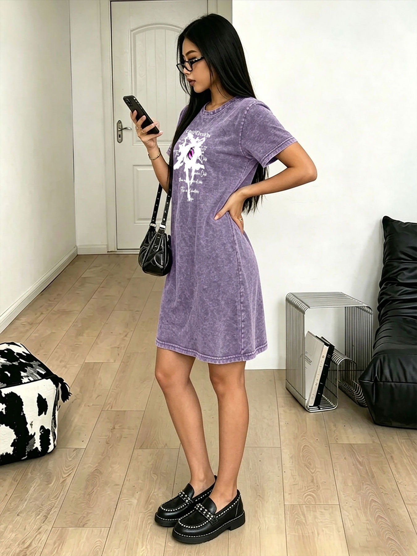 Robe T-shirt vintage délavée p - Streetwear Brand With Eye avis et prix