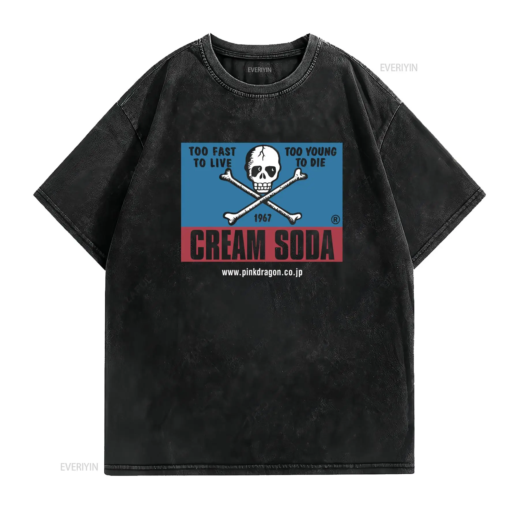 T-shirt vintage Streetwear crè - Streetwear Brand Japanese avis et prix