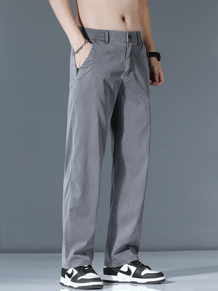Ultra-mince Lyocell mode panta - Streetwear Brand Pants avis et prix
