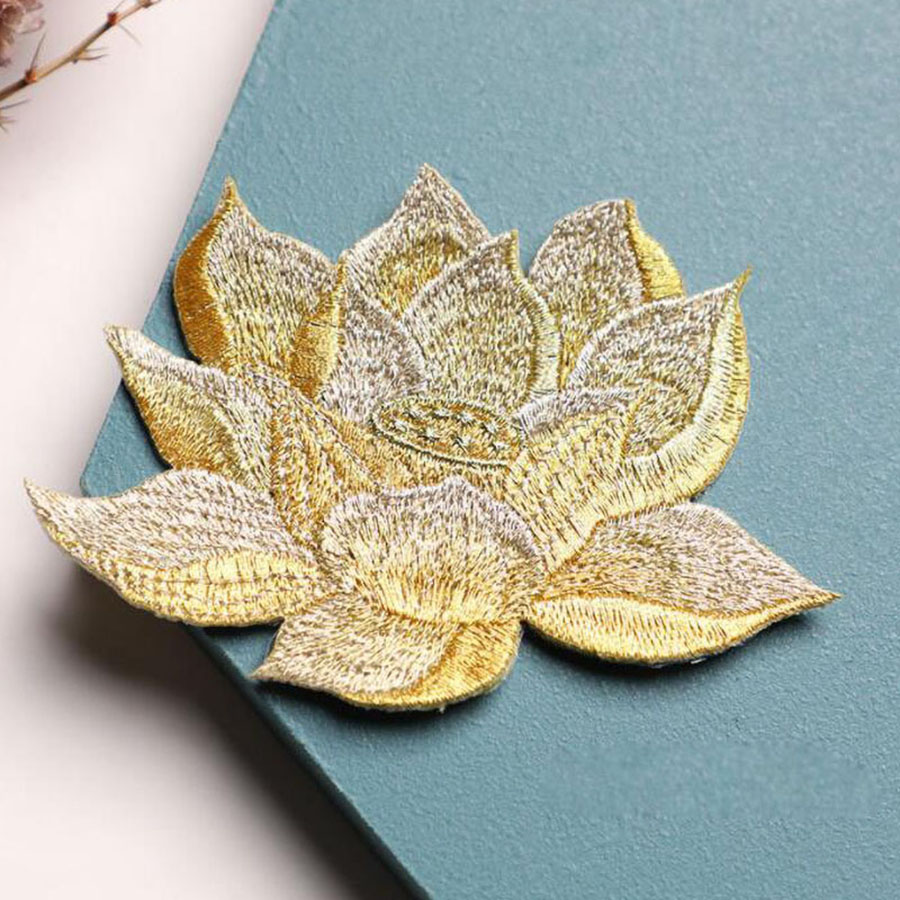 Patch fleur de Lotus rose pour - Streetwear Brand Stickers avis et prix