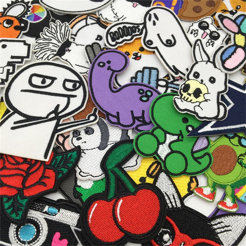 10/15 pièces Amine patchs Lot  - Streetwear Brand Stickers avis et prix