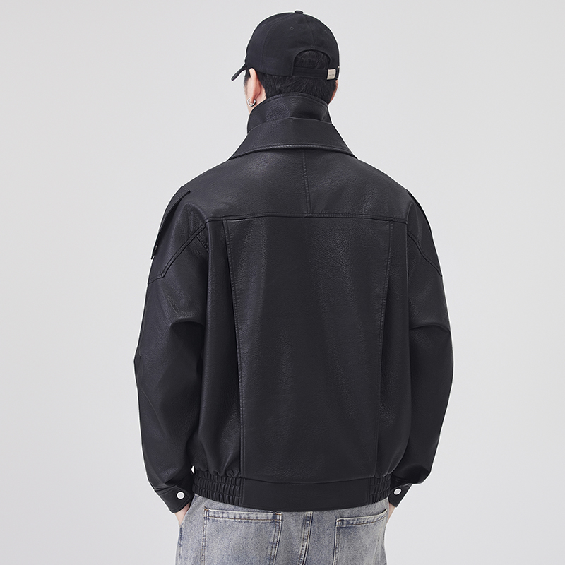 Automne hiver veste en cuir ho - Streetwear Clothing Brand avis et prix