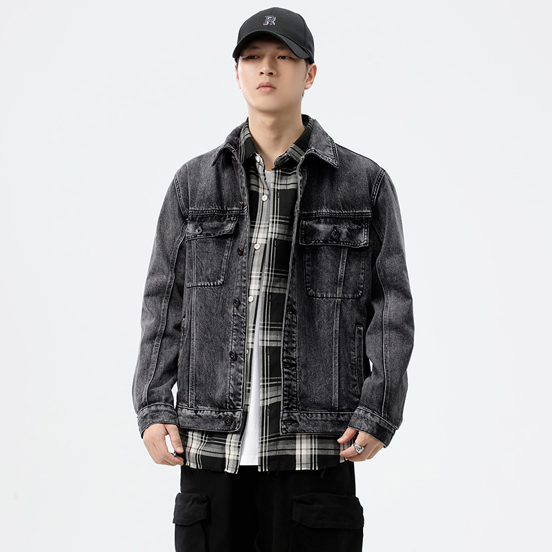 Veste en jean délavée coupe am - Streetwear Brands 2026 avis et prix