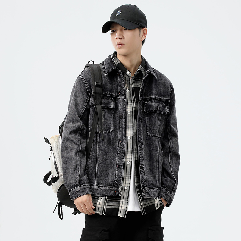 Veste en jean délavée coupe am - Streetwear Brands 2026 avis et prix