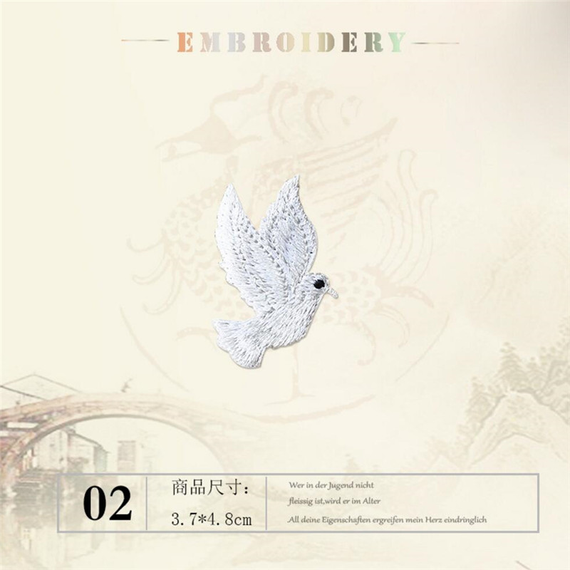 AHYONNIEX-Broderie de pigeon b - Streetwear Brand Stickers avis et prix