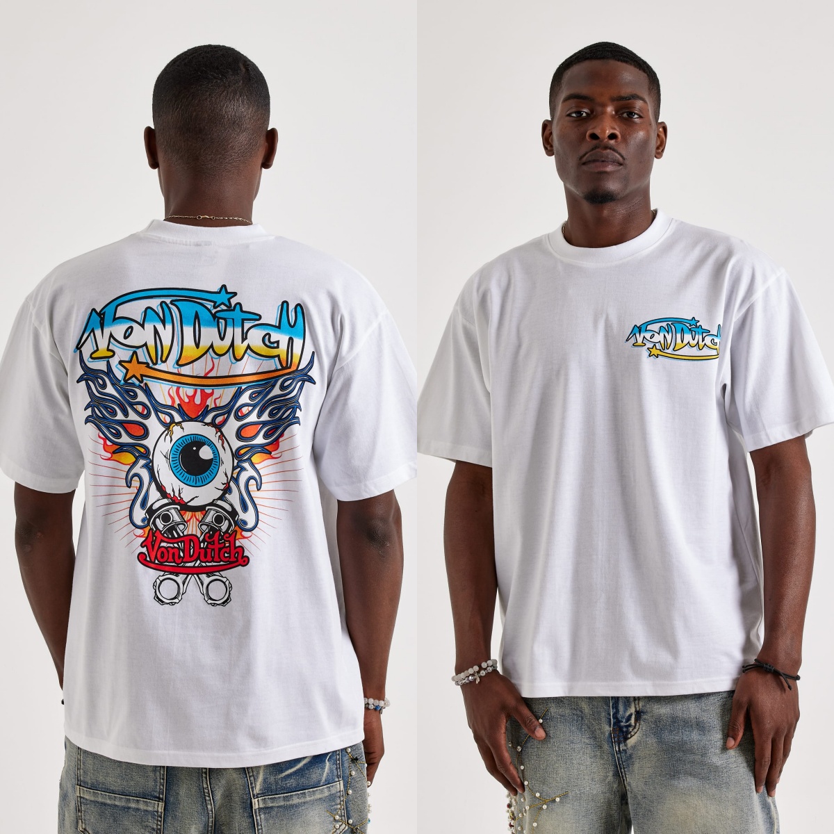 T-shirt Rose Eyes Von Motorcyc - Streetwear Brand With Eye avis et prix